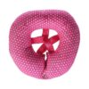 Stuffed Pink Dot Dog Collar for Peace of Mind and Freedom from Costume and Yards Fences