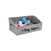 Sturdy Collapsible Dog Storage Basket for Chew Toys and Clothes