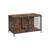 Sturdy Dog Crate for Small and Medium Size Dogs with Removable Divider Indoor Furniture