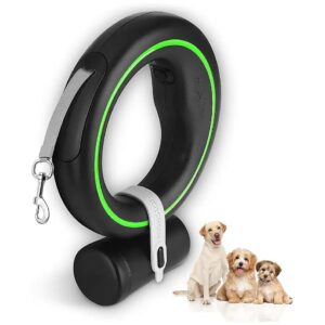 Sturdy Hands-Free Retractable Leash for Small to Medium Breed Dogs