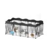 Sturdy Metal Mesh Yard Fence for Small Animals like Rabbits and Guinea Pigs