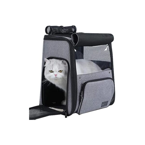 Sturdy Pet Backpack Carrier for Cats and Small Dogs up to 16 Pounds