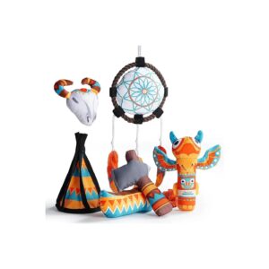 Sturdy and Colorful Native American Theme Dog Toys for Small to Large Breeds