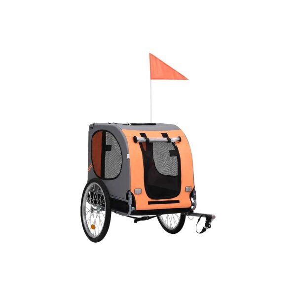 Sturdy and Durable Dog Bike Trailer with Mesh Ventilation for Good Air Circulation