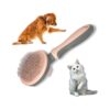 Sturdy and Gentle Pet Slicker Brush for Cats and Dogs with Easy Self Cleaning