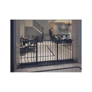 Sturdy and Secure Pressure Mounted Pet Gate for Pets and Babies