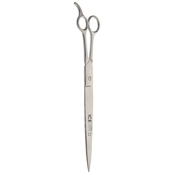 Style 12-Inch Straight Edge Scissor with Stainless Steel Ice Tempered Beveled Edge