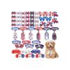 Style Dog Bows for Independence Day - Adjustable Unique Pet Accessories