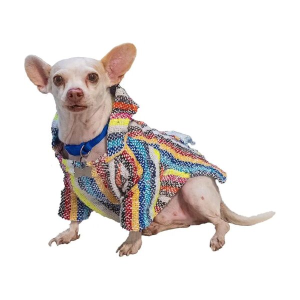 Style Dog Poncho for Small, Medium, and Big Dogs with Recycled Fabric