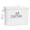 Style Pet Food Storage Container with Dry Food Scoop and Handles