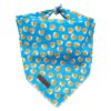 Stylish Blue Reversible Dog Bandanas for Dog Owners