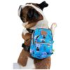 Stylish Dog Backpack with Waterproof Material and Hidden Poop Bag Compartment