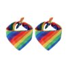 Stylish Gay Pride Rainbow Bandanas for Pet Coats and Accessories