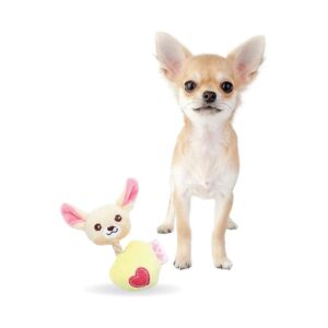 Stylish and Fun Teacup Breed Plush Squeaky Dog Toy for Chihuahua