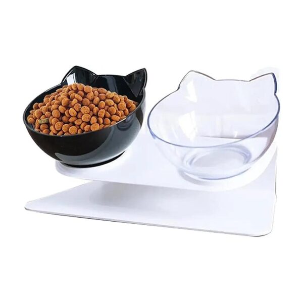 Stylish and Functional Pet Feeder Bowls for Cats and Small Dogs with Raised Stand