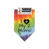 Suitable for Adventurous Medium to Large Dogs Love Two Moms Bandana Gift