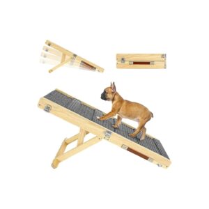 Suitable for Small to Medium Size Dogs and Cats, Foldable Pet Ramp with Non-Slip Surface