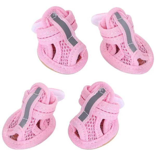 Summer Dog Shoes with Mesh Sole for Puppy Teddy Pet Accessories