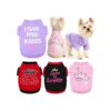 Summer Dog Tshirts for Small Medium Dogs Girl Petite Outfits Apparel