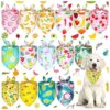 Summer Fun Pet Accessories Soft Lightweight Dog Bandanas 15 Pcs