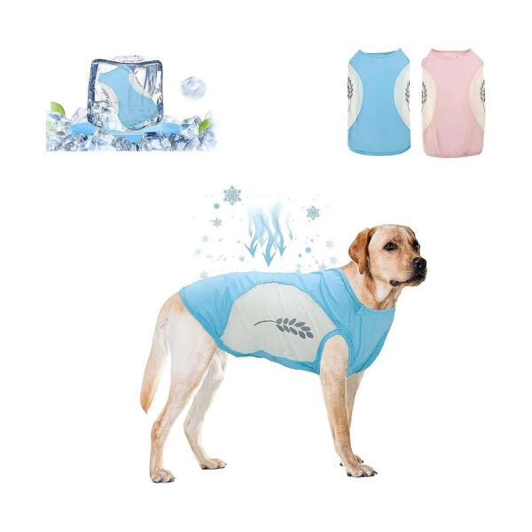 Sun Protection Dog Cooling Shirts For Large Medium Dogs Summer Outdoor