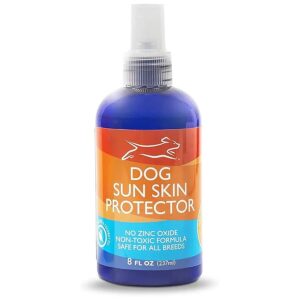 Sun and Skin Care Solution for Dogs - Topical Spray with No Zinc Oxide