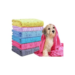 Super Absorbent Microfiber Dog Towels for Drying Dogs of All Sizes