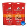 Super Beef Raw Freeze-Dried Meal Patties with USA-Made Travel Bowl Bundle