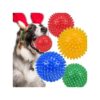 Super Durable Dog Toy Balls Squeaky Balls for Large Medium Small Dogs 4 Pack