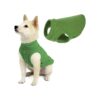 Super Soft Fleece Dog Vest in Grass Green Medium for Small Dogs