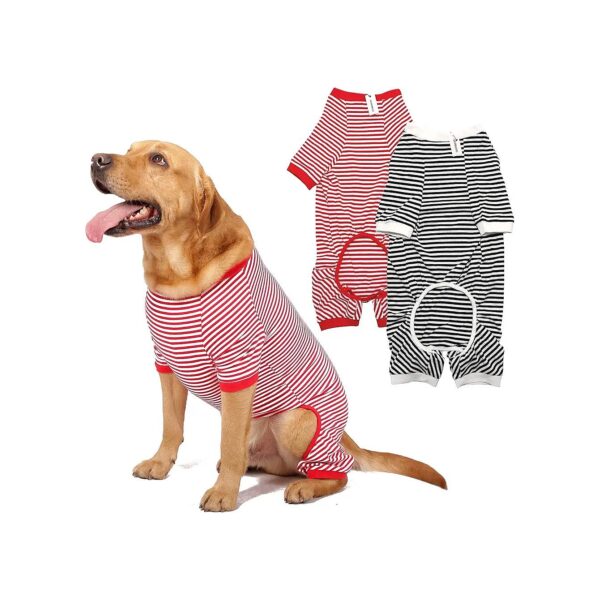 Super Soft Lightweight Dog Pajamas with 4 Legs Basic Pjs Shirts for Puppy and Cat