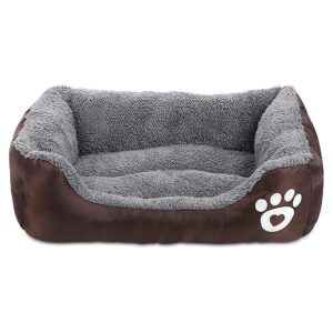 Super Soft Pet Bed with Faux Fur and Cotton Materials for Small Pets