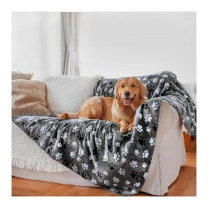 Super Soft Pet Blanket with Waterproof Coating for Large Dogs and Cats