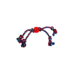 Super Strong Cotton Rope Dog Toy with 4 Legs for Chewing Fun