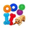 Super Value TPR Rubber Dog Squeaky Toys for Small Medium Dogs