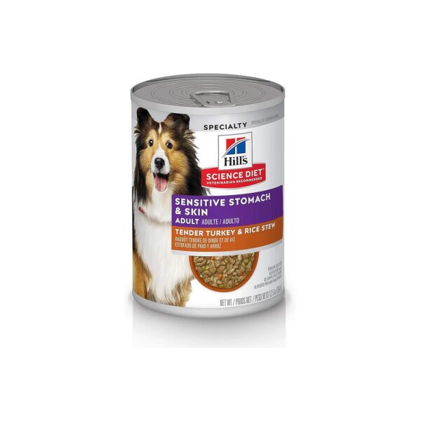 Superfood" Wet Dog Food with Omega-6s and Fiber for Healthy Skin and Stomach