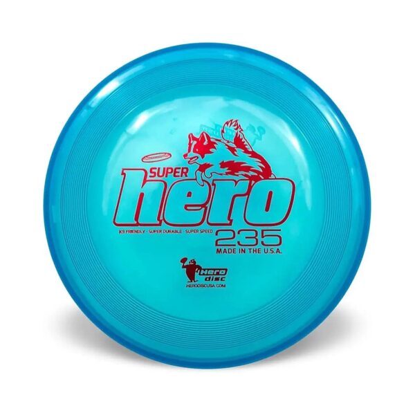 Superhero 235 K9 Candy Plastic Dog Frisbee for Eventful Play