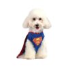 Superhero Dog Costume for Large Dogs with Hood Superman Blue