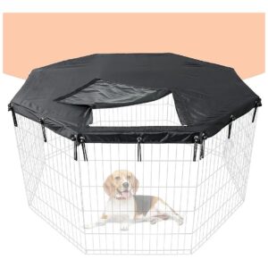 Superior Durability Dog Playpen Cover for 24 Inch Metal Pet Exercise Pen