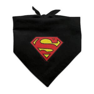 Superman S Shield Logo Pet Bandana for Large and Medium Breed Dogs