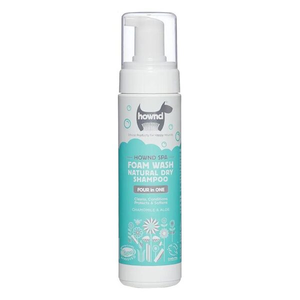 Supple, and Shine-Infused Coat for Dogs and Puppies with a Natural 4-in-1 Foam Wash