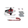 Support Animal Vest Bundle Kit with Red Vest, Reflective Patches, Lead, and ID Tags