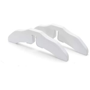 Support Feet for 360 Configurable Pet Gate White Rubber Pads