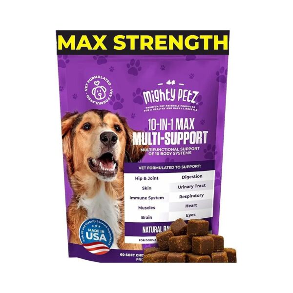 Support Your Dog's Overall Health with a 10-in-1 Multivitamin Supplement