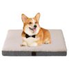 Supportive Cozy Orthopedic Dog Bed for Small Dogs Up to 20 Pounds Grey