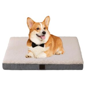 Supportive Cozy Orthopedic Dog Bed for Small Dogs Up to 20 Pounds Grey