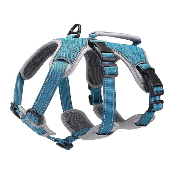 Supportive Dog Harness for Big Active Dogs with Reflective Adjustable Vest