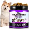 Supportive Dog Vitamins with Glucosamine Probiotics for Joints Skin Coat and Immunity