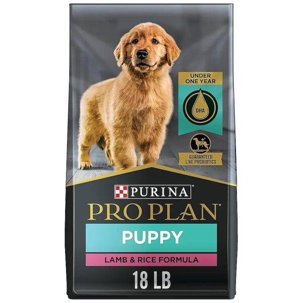 Supportive Puppy Food with High-Quality Protein, Real Lamb, and Live Probiotics