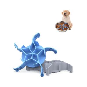 Surface Dog Bowl Slow Feeder Insert with Griper System and Star Maze Design